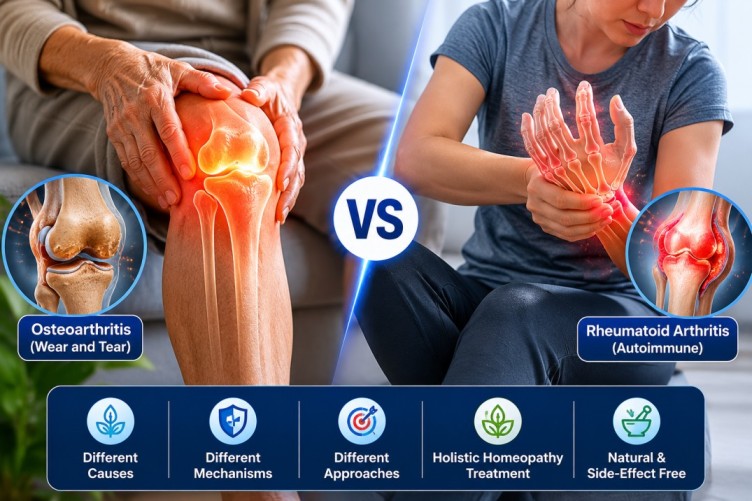 Types of Arthritis – Osteoarthritis vs Rheumatoid Arthritis
